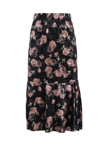 Usha Skirt in black multicolor