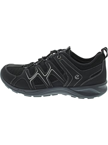 Ecco Terracruise Lt Low Vent sportlicher Schnürer Schwarz