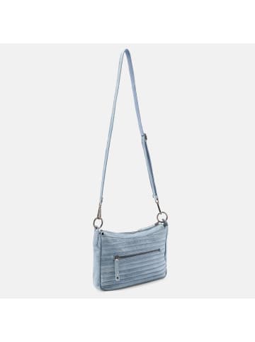 FREDs BRUDER Layer Likely Umhängetasche Leder 29 cm in sky blue