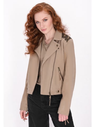 DreiMaster Women Jacket in taupe grey