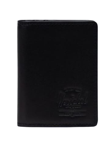 Herschel Herschel Gordon Leather RFID Wallet in Schwarz