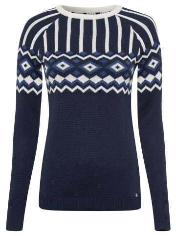 AJC Jacquardpullover in marine-hellblau-offwhite