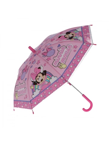 Disney Minnie Mouse Minnie Maus Kinder Regenschirm für Mädchen 68 cm Durchmesser in Rosa