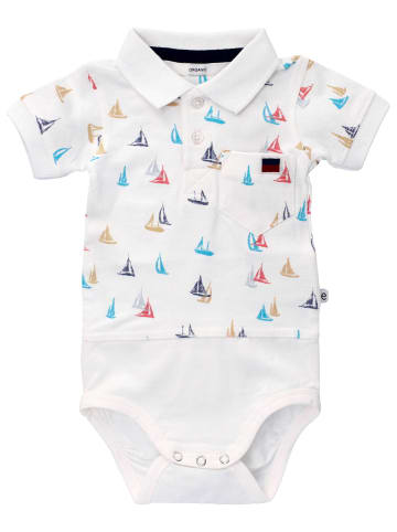 ebbe Body Kurzarm Noa in White Sailingboat