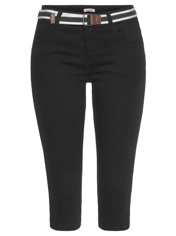 Kangaroos Caprijeans in schwarz