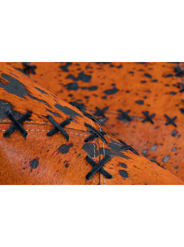 Arte Espina Wohnzimmer Teppich – Kurzflorteppich Voila 125 in orange - rechteckig
