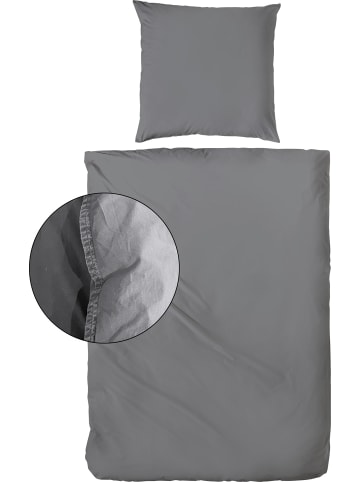 Primera Renforcé Bettwäsche in anthrazit
