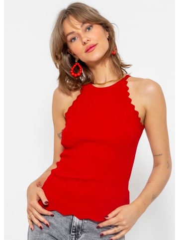 SASSYCLASSY Strick Top in rot