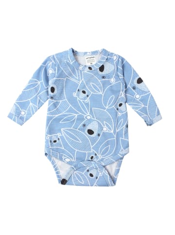 TupTam Jungen Baby Body Langarm 5er Pack in beige/blau