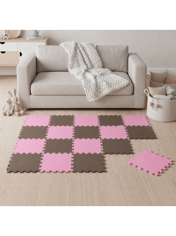 LittleTom Baby Spielmatte Eva 18-tlg. im zwei Farben Mix