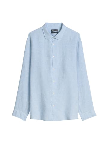 Marc O'Polo Haifischkragen-Hemd shaped in Light Blue