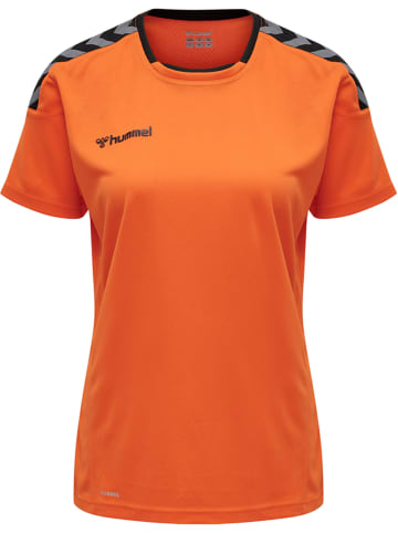 Hummel Hummel T-Shirt Hmlauthentic Multisport Damen Atmungsaktiv Schnelltrocknend in TANGERINE