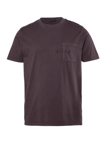 STHUGE Kurzarm T-Shirt in aubergine
