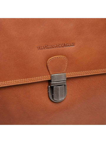 The Chesterfield Brand Angera Handtasche Leder 29 cm in cognac