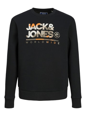 JACK & JONES Junior Sweatshirt JJLUKE SWEAT CREW NECK JNR in black