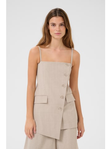 Karen By Simonsen Corsage KBUbertha Slim fit in Simply Taupe Check MS25