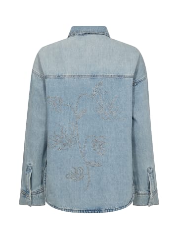 Mos Mosh Bluse Emm Flower Shirt in bleached