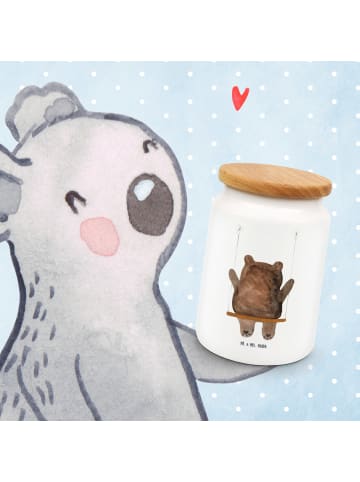 Mr. & Mrs. Panda Frischhaltedose Bär Schaukel ohne Spruch in Weiß