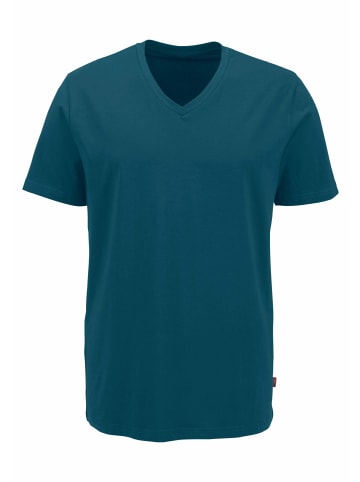 Bruno Banani T-Shirt in petrol, navy, grau-meliert