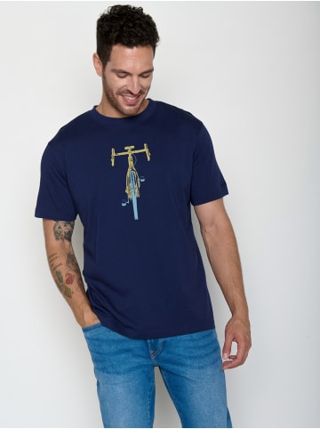 GreenBomb Fusion Bike Front Stamp in Marineblau