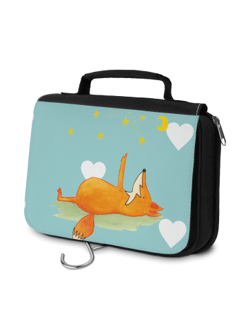 Mr. & Mrs. Panda badtasche Fuchs Sterne ohne Spruch in Türkis Pastell