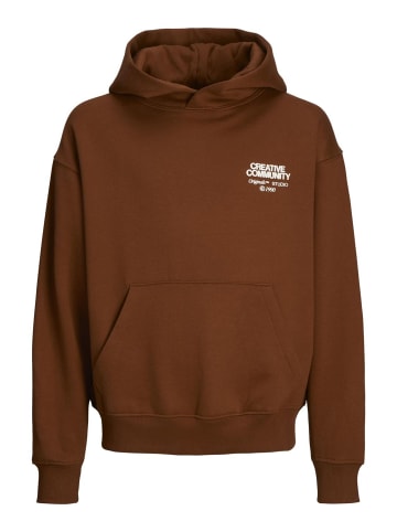 Jack & Jones Kapuzenpullover in Brandy Brown