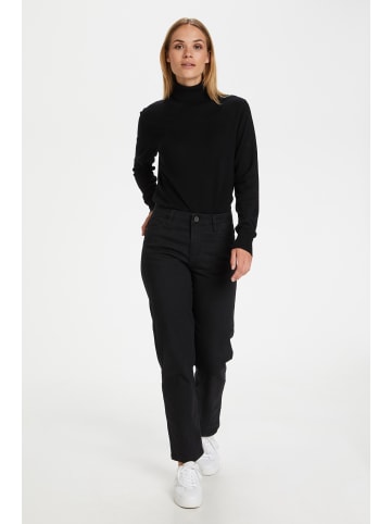Kaffe Rollkragen Astrid Slim fit in Black deep
