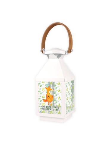 Mr. & Mrs. Panda Laterne Fuchs Koch mit Spruch in Transparent