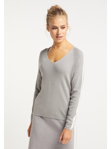 usha BLUE LABEL Strickpullover in Silber Grau