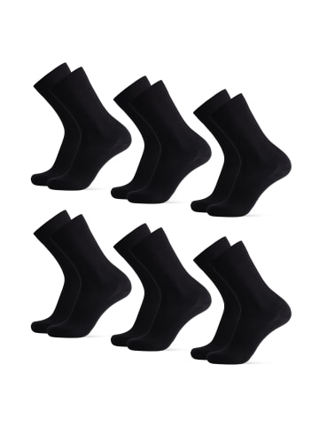 DANISH ENDURANCE Socken Cotton Crew in schwarz