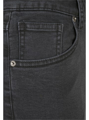 Urban Classics Jeans Shorts in black washed
