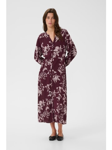 PART TWO Kleid SiciliaPW Feminine Form in Tawny Port Botanical Print