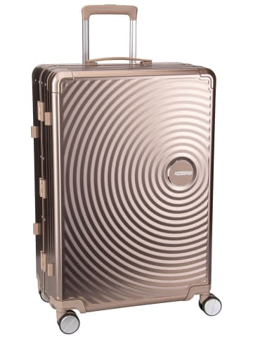 American Tourister Trolley Soundbox Alu Spinner 75 in Bronze