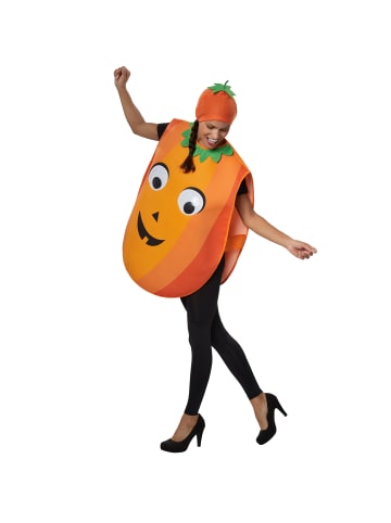 tectake Poncho in verschiedenen Orangetönen, orange
