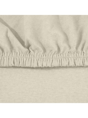 Traumschloss Premium Edel-Jersey Spannbettlaken in kiesel