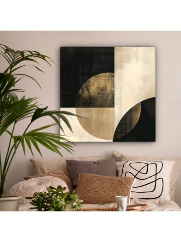 MuchoWow Leinwand Bilder Geometrisches Gleichgewicht