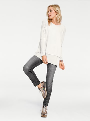 Heine Rundhals-Shirt in ecru