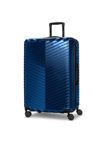 Redolz Essentials 18 4 Rollen Trolley 76 cm mit Dehnfalte in metallic-blue shiny