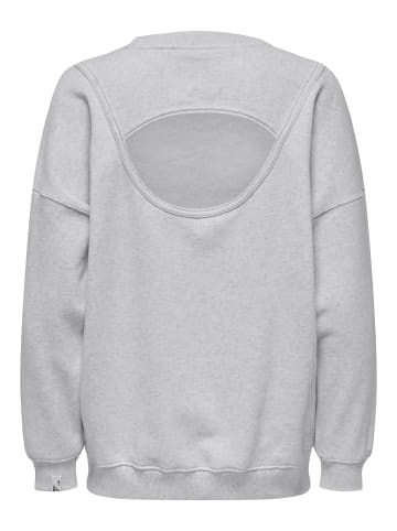 ONLY Sweatshirt in Light Grey Melange
