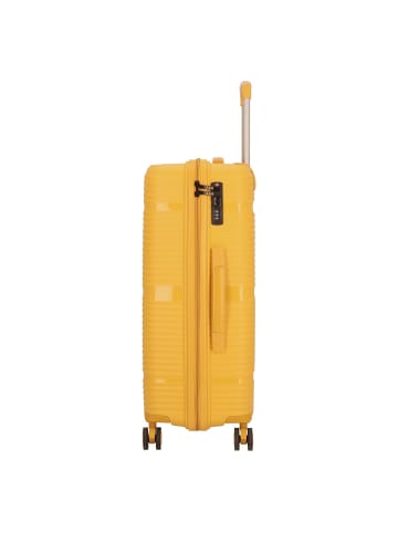 D&N Travel Line 4200 4-Rollen Kofferset 3 tlg. in yellow