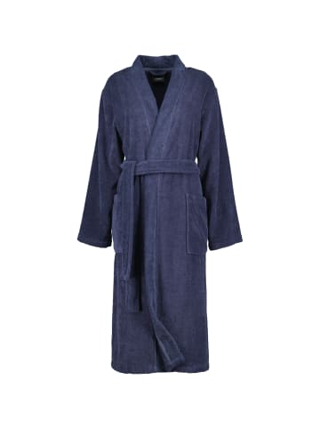 Cawö Home Cawö Home Bademäntel Damen Kimono Uni 826 blau - 17 in blau - 17