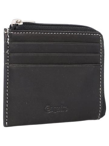 Esquire Oslo Kreditkartenetui RFID Leder 10,5 cm schwarz