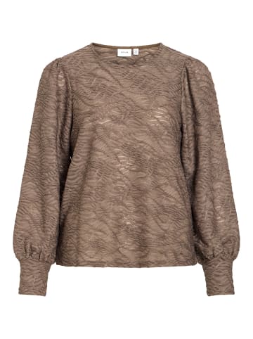 Vila Oberteil mit langen Ärmeln in Falcon