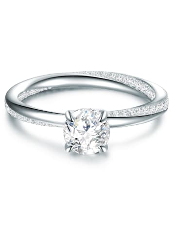 Trilani Ring Sterling Silber Zirkonia in silber