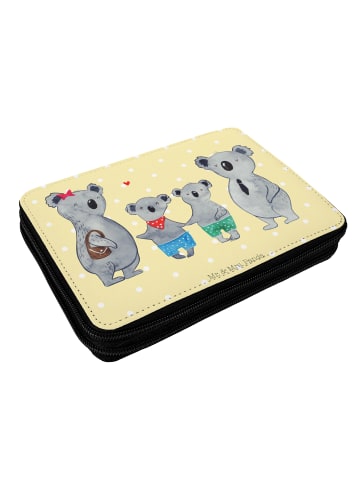 Mr. & Mrs. Panda Schulmäppchen Koala Familie zwei ohne Spruch in Gelb Pastell