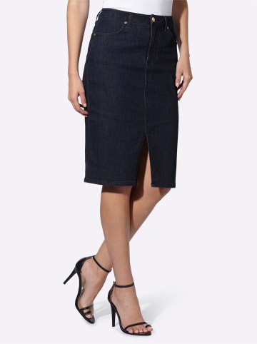 Heine Jeans-Rock in dark blue