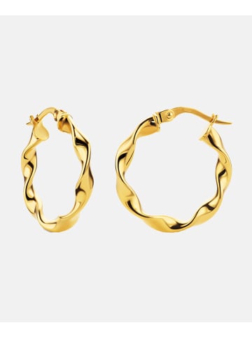 Diamant L'éternel Ohrringe aus 375 Gelbgold