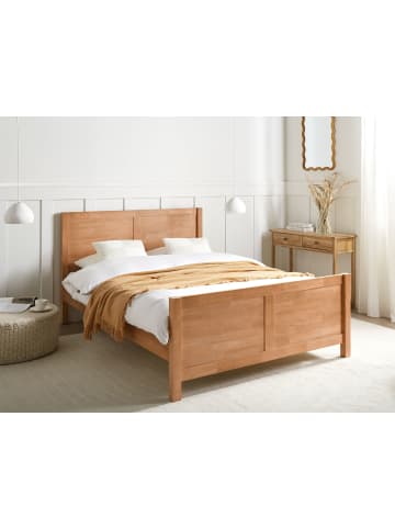 Beliani Doppelbett CHAMPAGNAT in Braun - (W) 146 x (H) 100 x (L) 212 cm