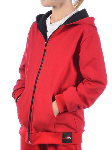 Kmisso Sweatjacke in Rot