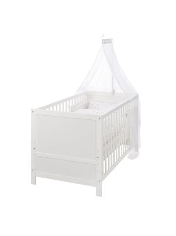 roba roba Kombi-Kinderbett Sternenzauber 70x140 cm höhenverstellbar, umbaubar